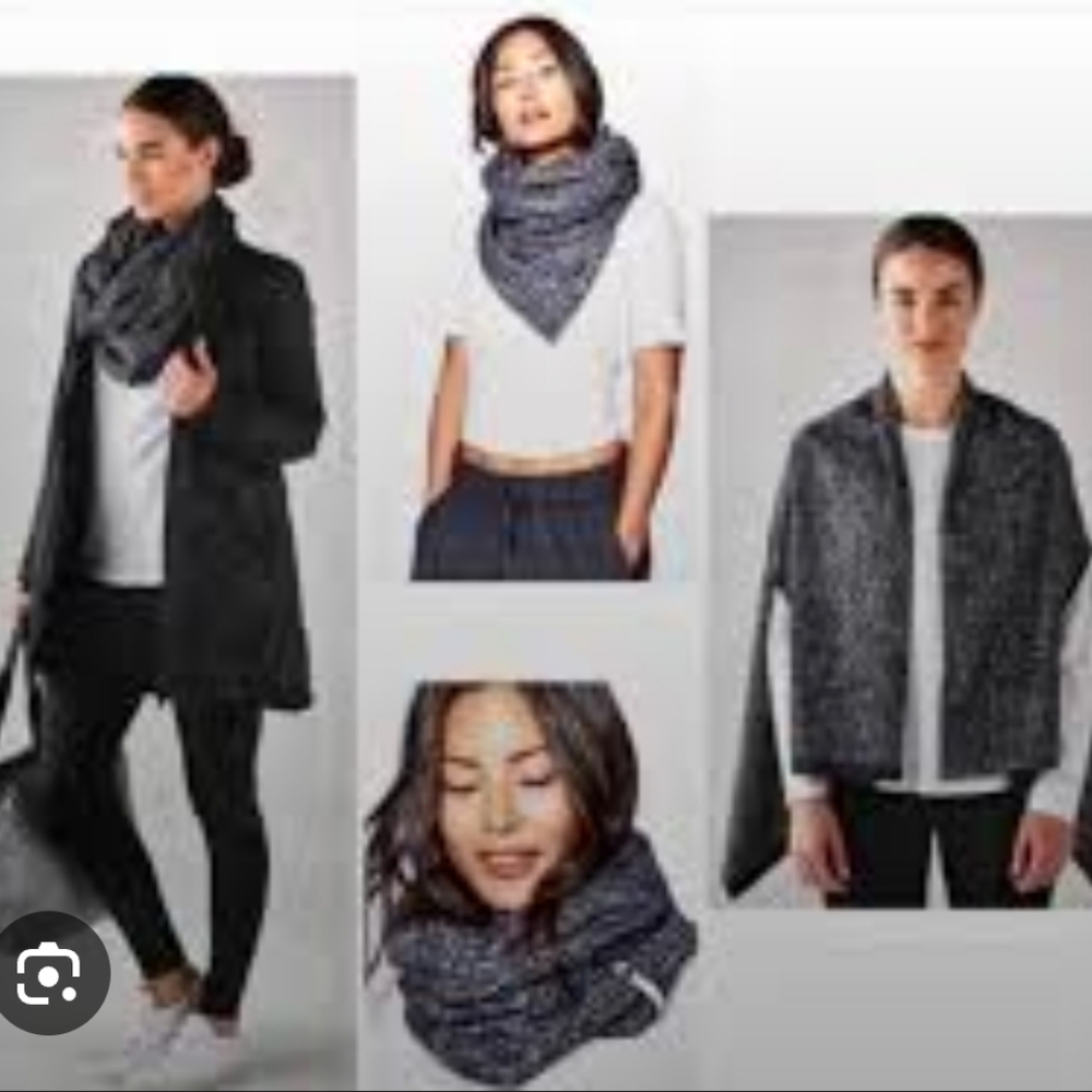 Lululemon Vinyasa Convertible Scarf Gray